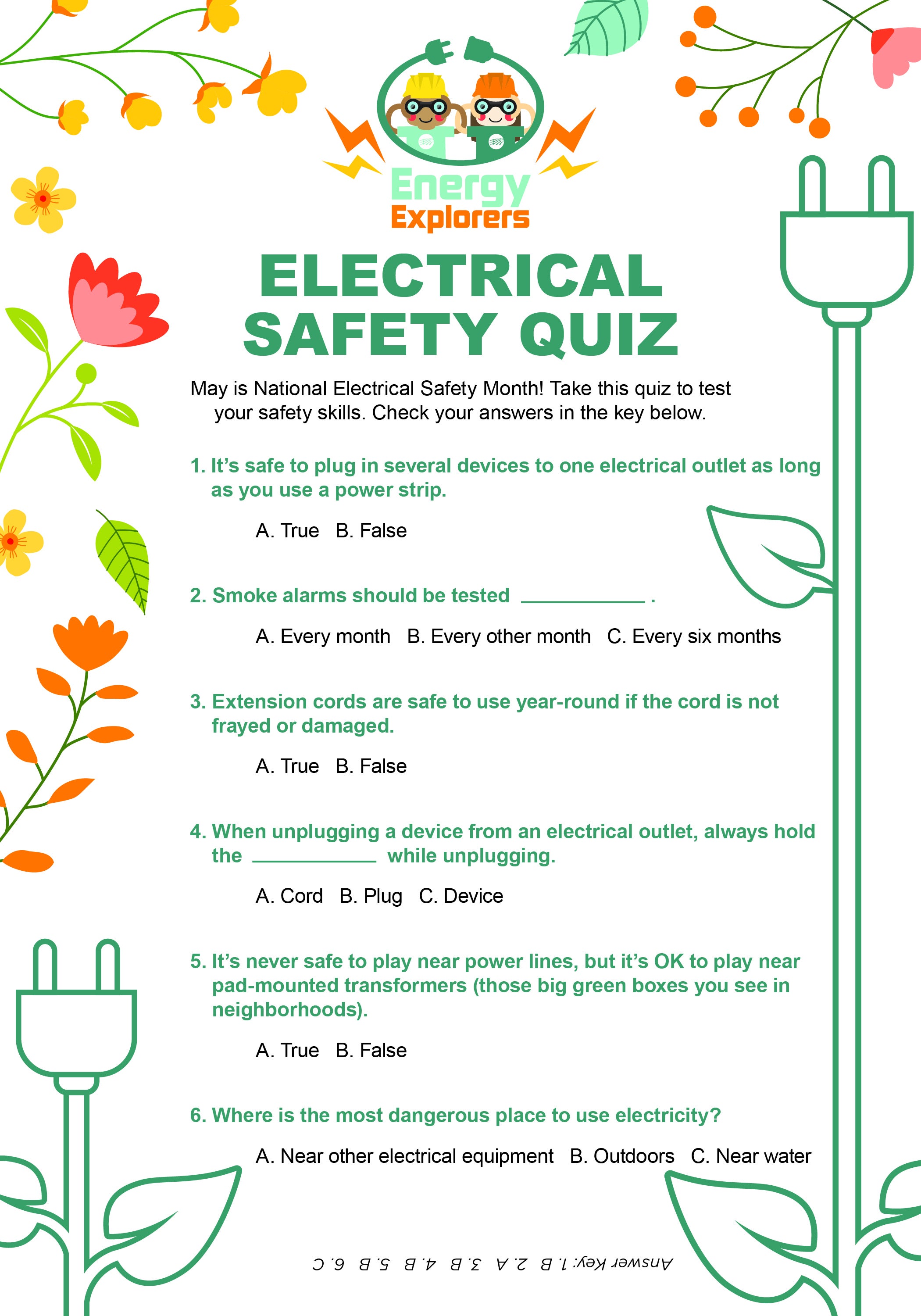 safety quiz