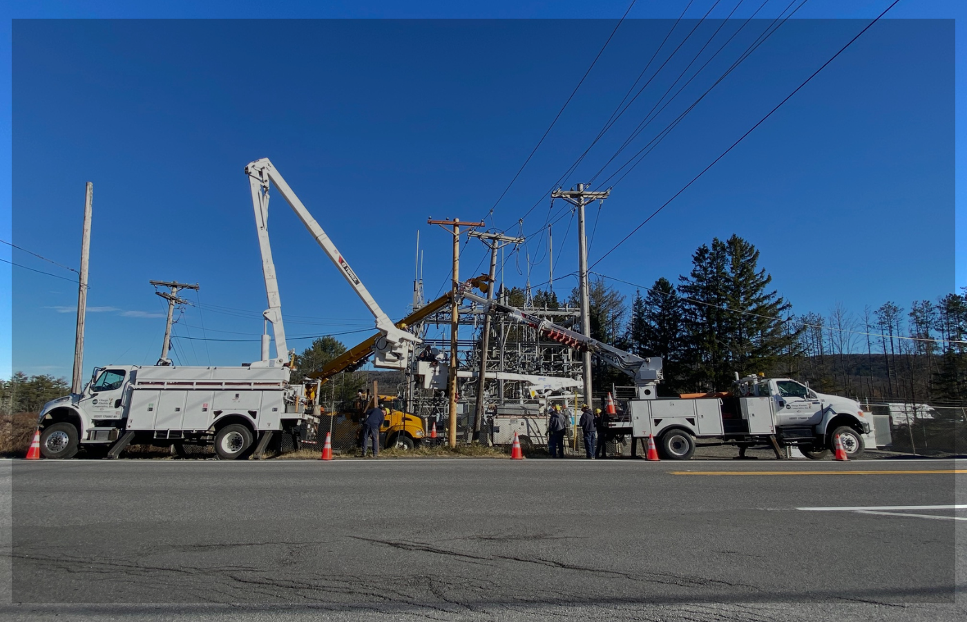 Trucks Working